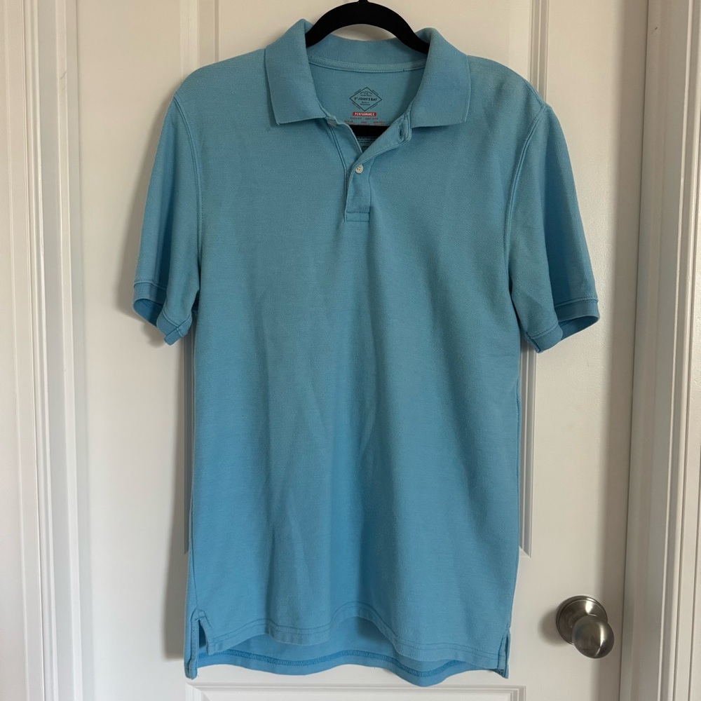 St. John's Bay Light Blue Polo Shirt, S